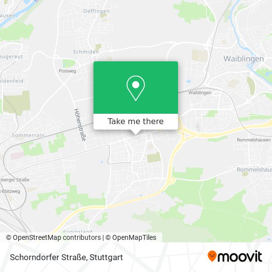 Schorndorfer Straße map