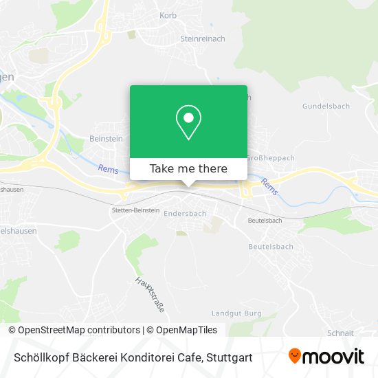 Schöllkopf Bäckerei Konditorei Cafe map