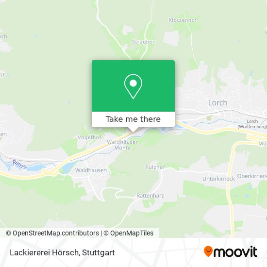 Lackiererei Hörsch map