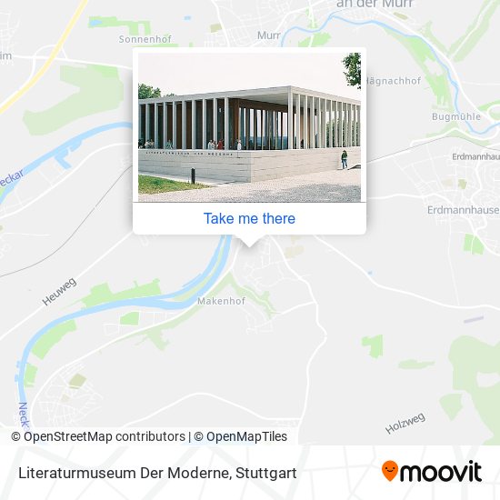 Literaturmuseum Der Moderne map