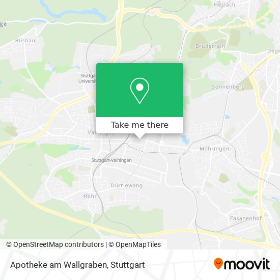 Apotheke am Wallgraben map