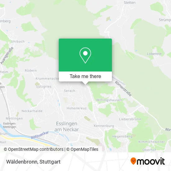 Карта Wäldenbronn