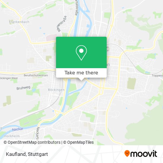 Kaufland map