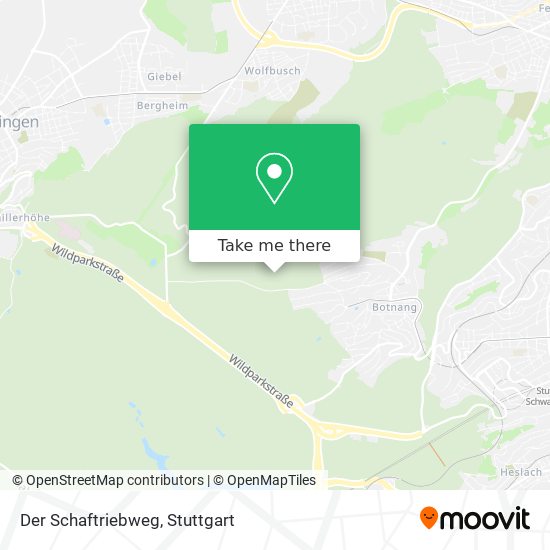 Карта Der Schaftriebweg