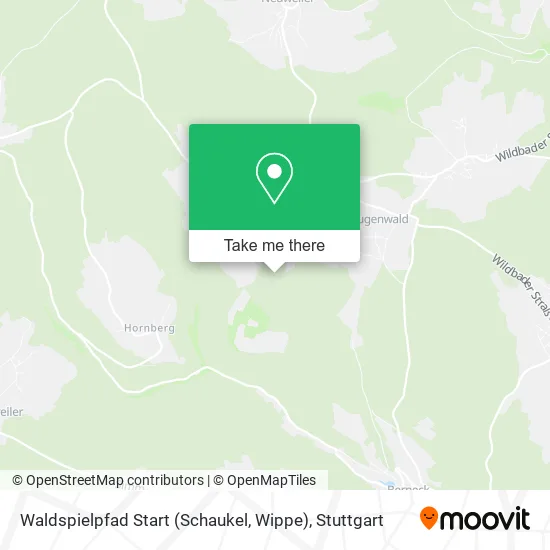 Карта Waldspielpfad Start (Schaukel, Wippe)