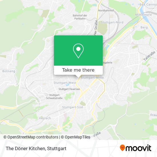 Карта The Döner Kitchen