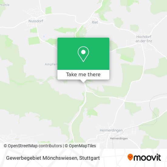 Gewerbegebiet Mönchswiesen map