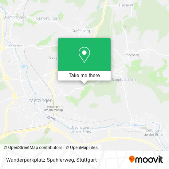 Карта Wanderparkplatz Spahlerweg