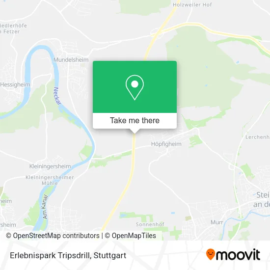 Карта Erlebnispark Tripsdrill