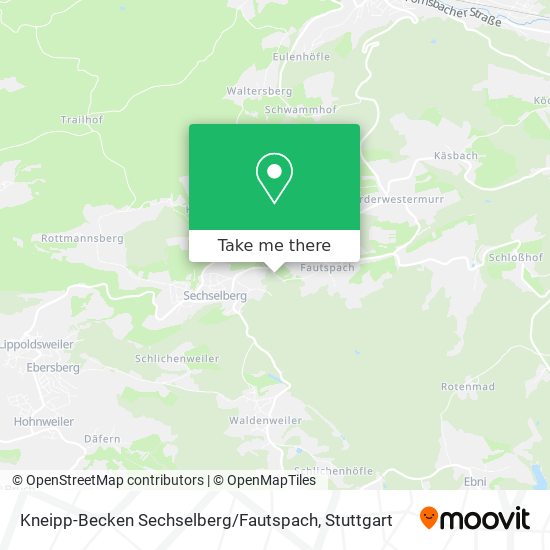 Kneipp-Becken Sechselberg / Fautspach map