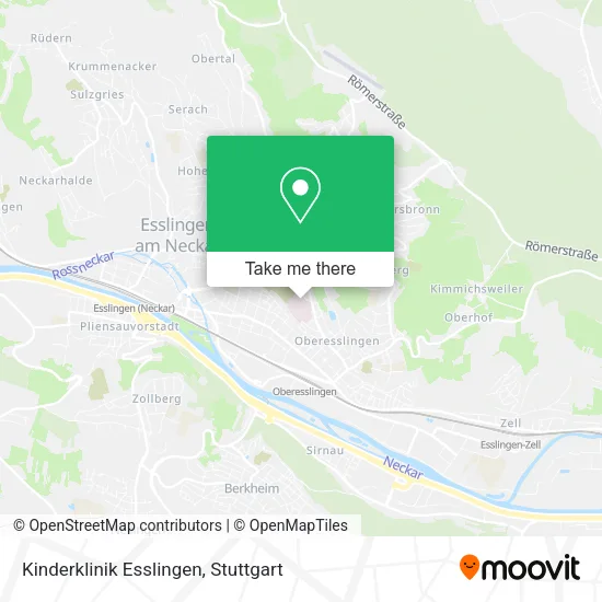 Карта Kinderklinik Esslingen
