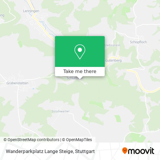 Карта Wanderparkplatz Lange Steige