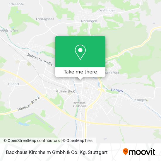 Backhaus Kirchheim Gmbh & Co. Kg map