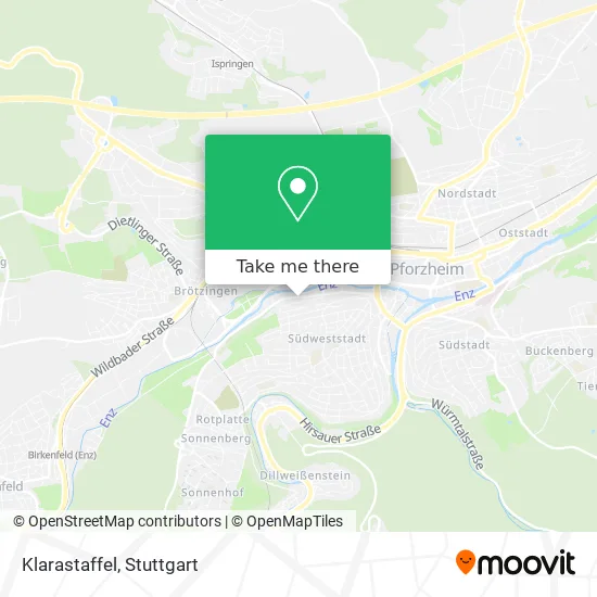 Карта Klarastaffel