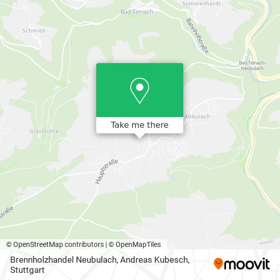 Brennholzhandel Neubulach, Andreas Kubesch map