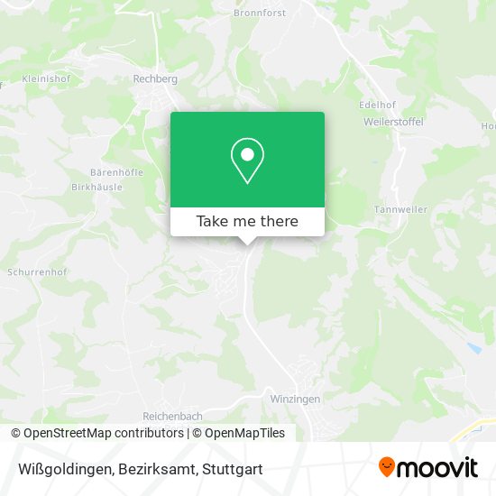 Wißgoldingen, Bezirksamt map