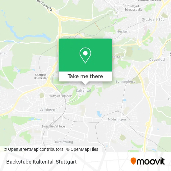 Карта Backstube Kaltental