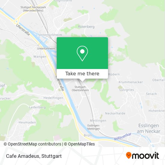 Cafe Amadeus map