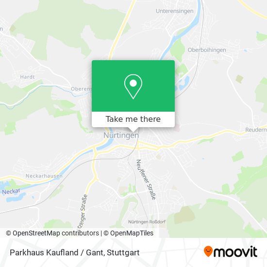 Parkhaus Kaufland / Gant map