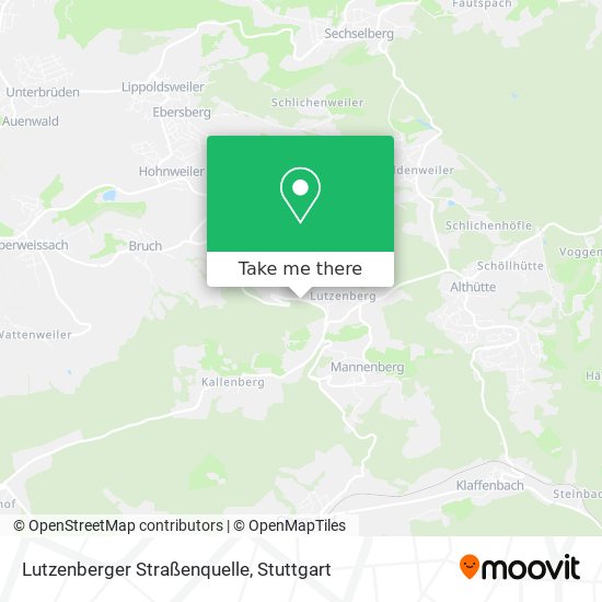Lutzenberger Straßenquelle map
