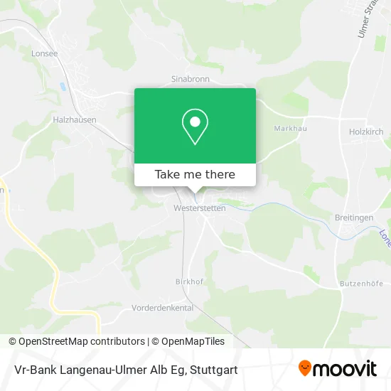 Vr-Bank Langenau-Ulmer Alb Eg map