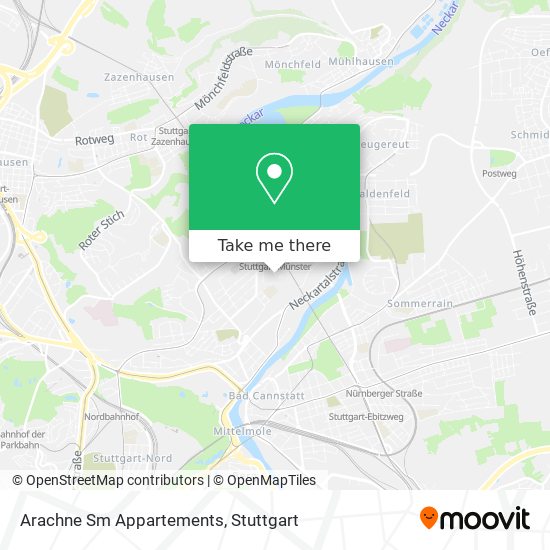 Arachne Sm Appartements map