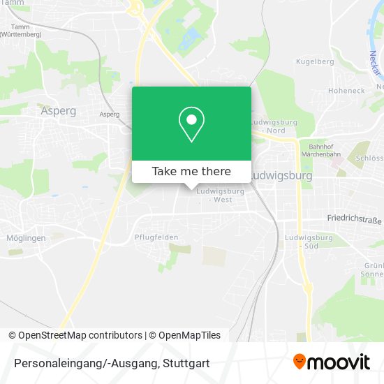 Personaleingang/-Ausgang map