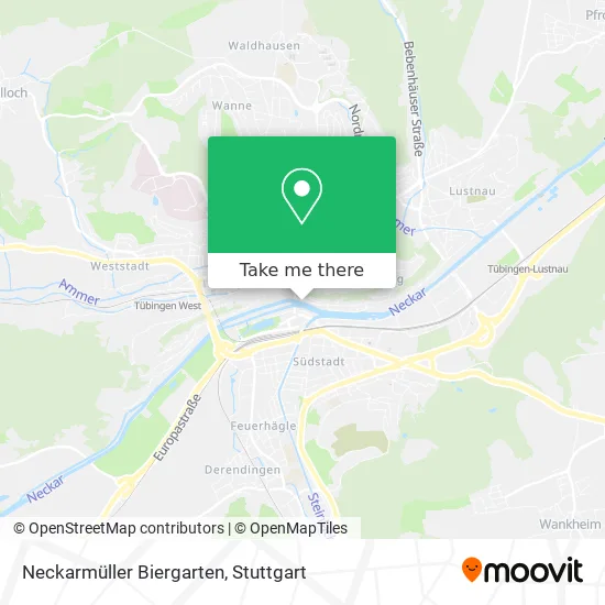 Карта Neckarmüller Biergarten