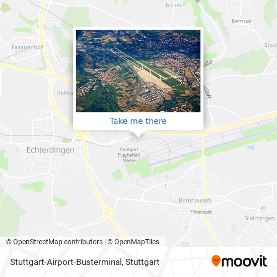 Stuttgart-Airport-Busterminal map