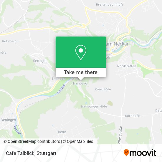 Cafe Talblick map