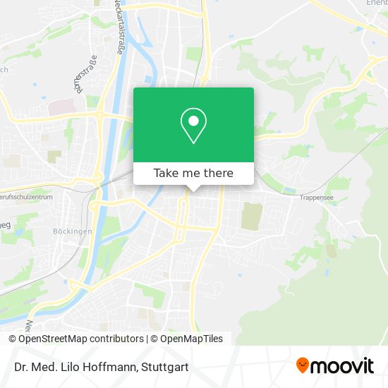 Dr. Med. Lilo Hoffmann map