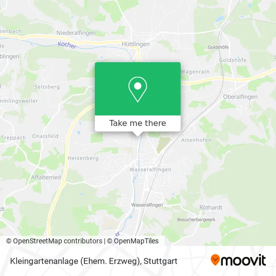 Карта Kleingartenanlage (Ehem. Erzweg)