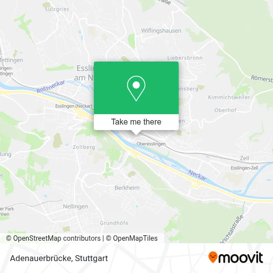 Adenauerbrücke map