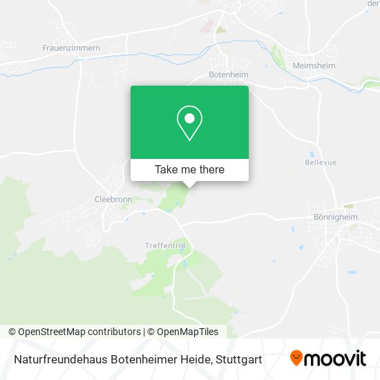 Naturfreundehaus Botenheimer Heide map