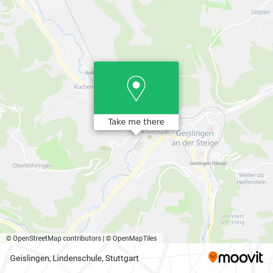 Geislingen, Lindenschule map