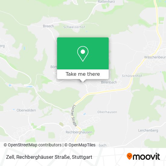 Zell, Rechberghäuser Straße map