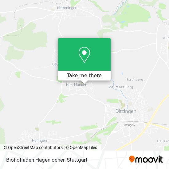 Biohofladen Hagenlocher map