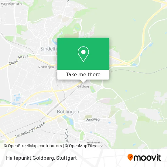 Карта Haltepunkt Goldberg