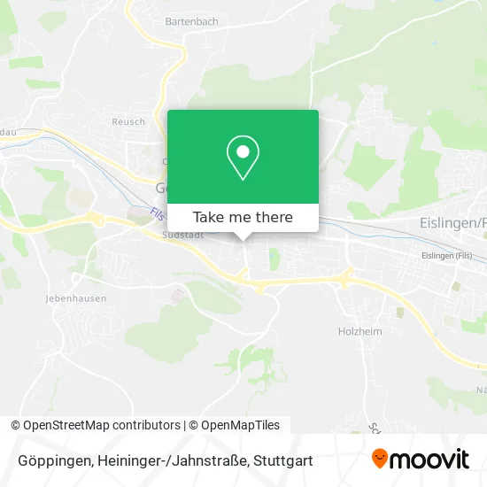 Карта Göppingen, Heininger- / Jahnstraße