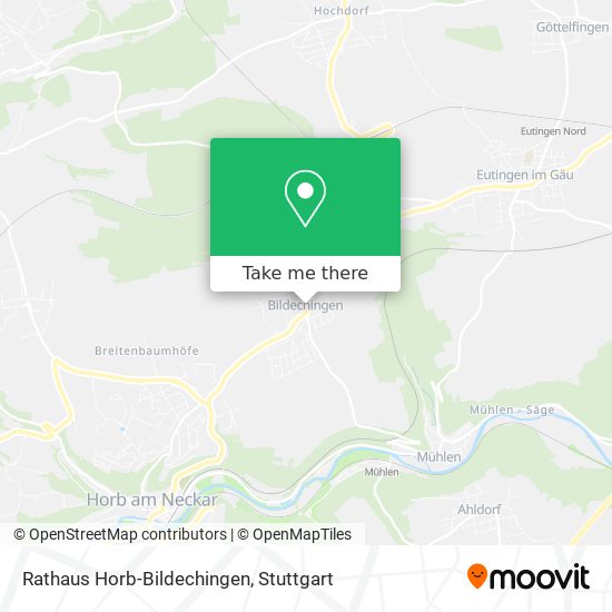 Rathaus Horb-Bildechingen map