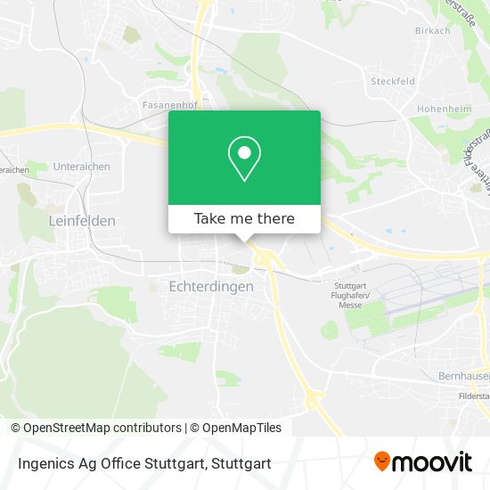 Ingenics Ag Office Stuttgart map