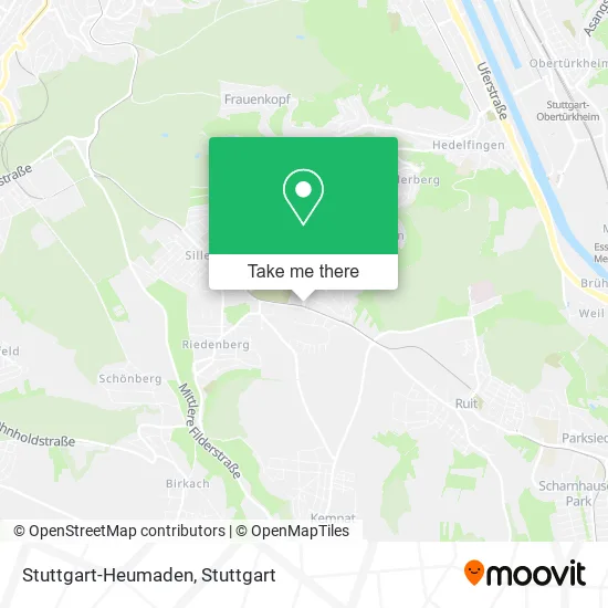 Карта Stuttgart-Heumaden