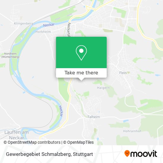 Gewerbegebiet Schmalzberg map