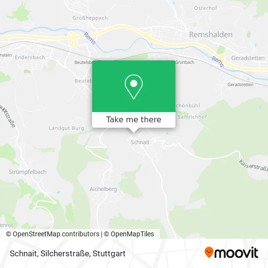 Карта Schnait, Silcherstraße