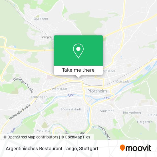 Argentinisches Restaurant Tango map