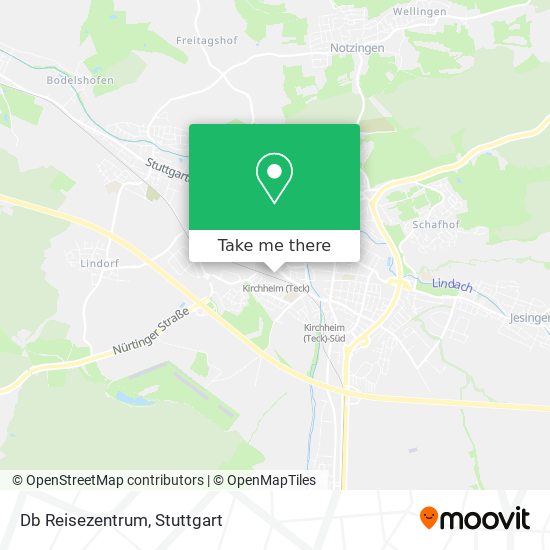 Db Reisezentrum map