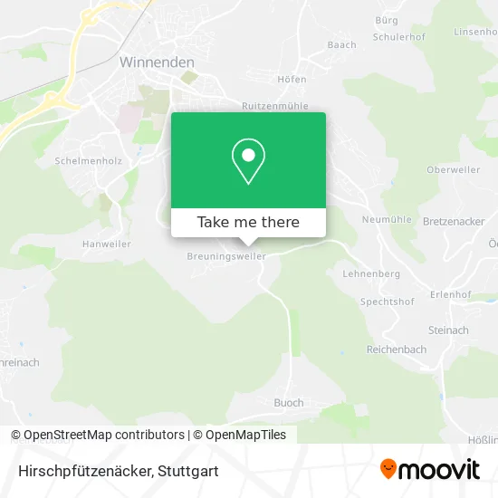 Карта Hirschpfützenäcker