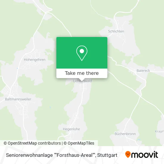 Карта Seniorenwohnanlage ""Forsthaus-Areal""