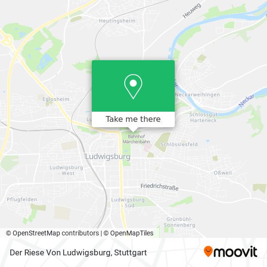 Der Riese Von Ludwigsburg map