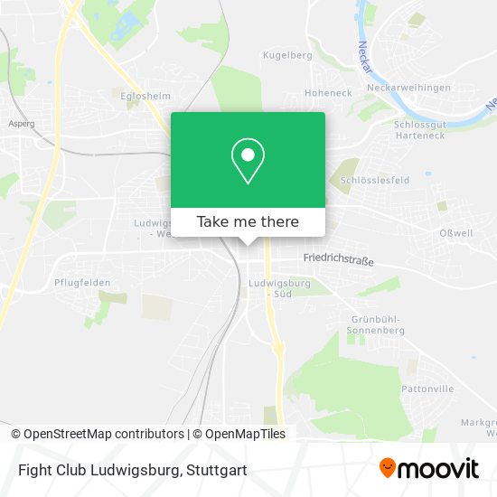 Fight Club Ludwigsburg map